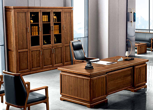 迪歐新品實木經理主管辦公室班臺-至臻 迪歐新品實木經理主管辦公室班臺-至臻